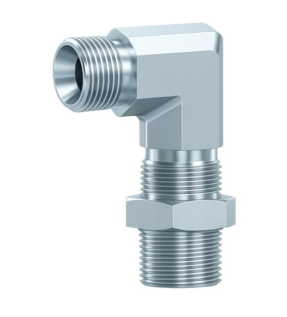 Złączka grodziowa kątowa 3/8 BSP