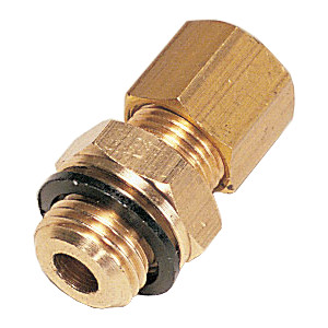 Złączka prosta mosiężna rura 14 GZ 1/2'' BSP