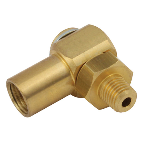 Adaptor kątowy obrotowy GZ M6X1 x GW M10X1