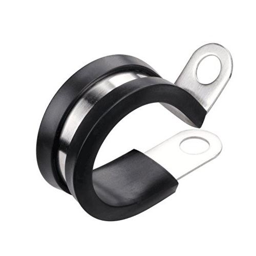 Obejmy mocujące R-40mm w osłonie EPDM DIN 3016