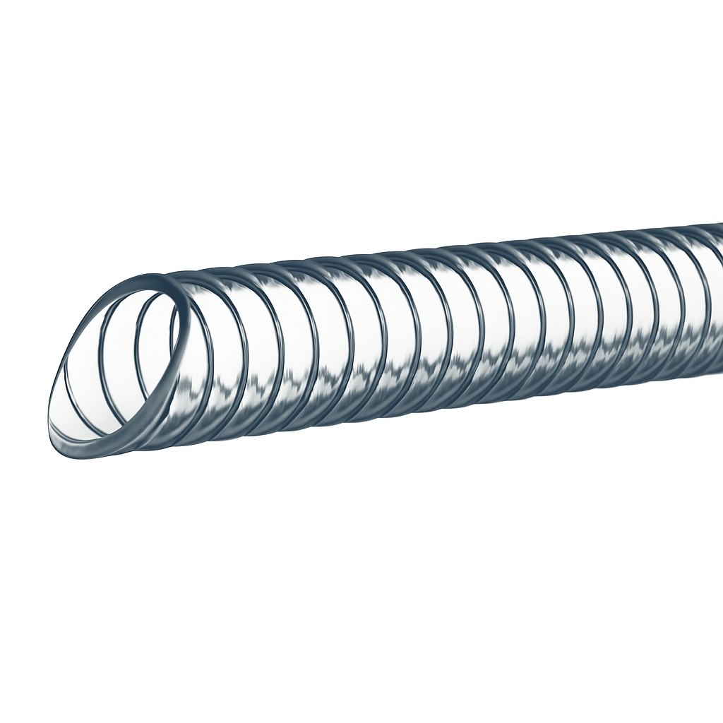 Wąż PVC ze spiralą stalową, DN50, 3 bar, 30mb