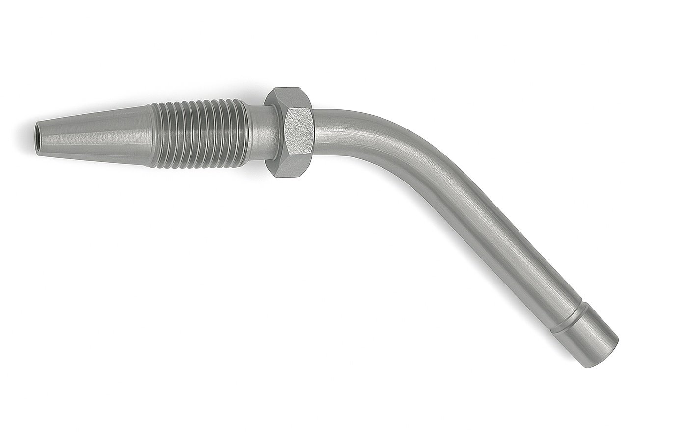 Końcowka skręcana kątowa z rowkiem 45° R-6mm L15mm