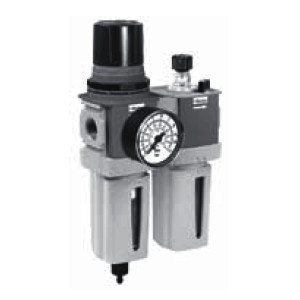 Stacja Global Air 2P G-1/2 manual; 0-8 bar