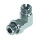 Adaptor kątowy GZ 3/8 BSP x GZ 9/16-18 UNF