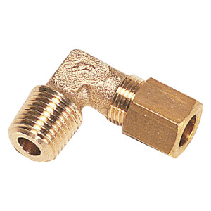 Złączka kątowa mosiężna rura 12 GZ 1/4''