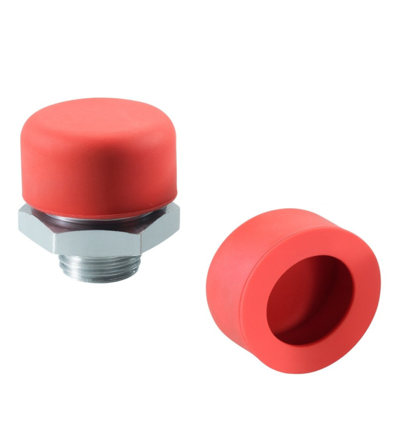 Zaślepka smarowniczki DIN 3404 M1 -Ø 16, czerwona