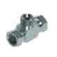 Trójnik 2 x GW 3/8 BSP - 1 x GZ 3/8 BSP