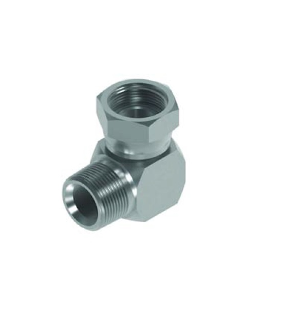 Adaptor kątowy GZ 3/8 NPT x GW 3/8 BSP