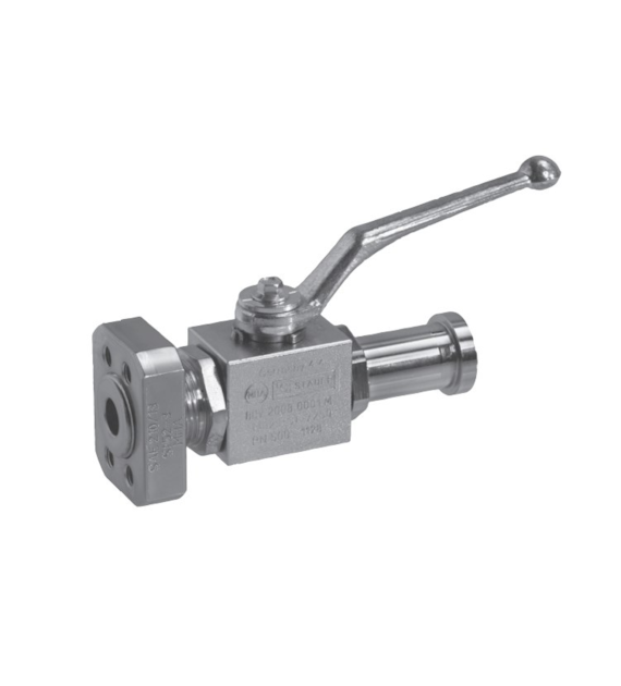Zawór kulowy kołnierzowy SAE 1/2  3000 PSI