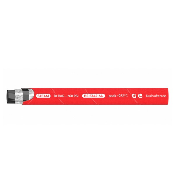 Wąż STEAM, DN51, 18bar, T=210°C, rolka 61mb
