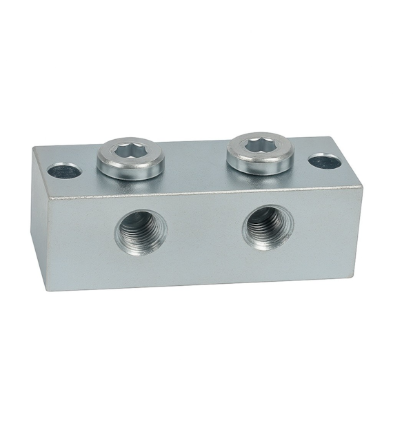 Blok smarowniczy T 3x2 przyłącza 1/8 BSP