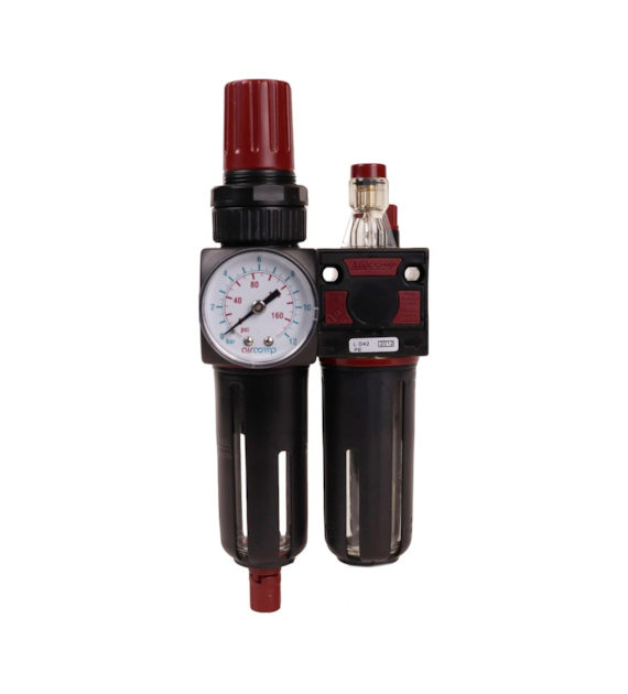 Stacja Aircomp 3/8  półautomat; 0-12 bar, 5 µm