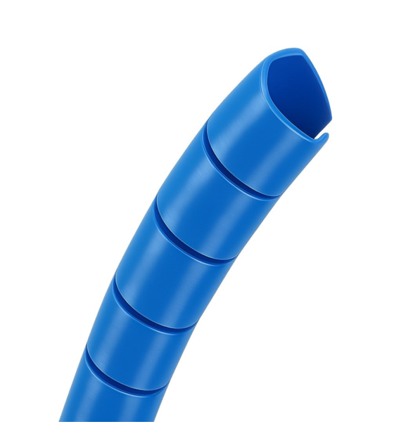 Osłona spiralna z polietylenu, niebieska