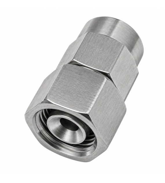 Przyłączka manometryczna 08L (M14x1,5) x 1/4 BSP, stal 316L