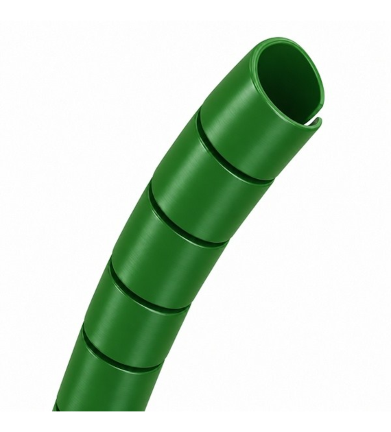 Osłona spiralna w zakresie Ø 16-22mm, zielony (RAL6001) polietylen, JOHN DEER