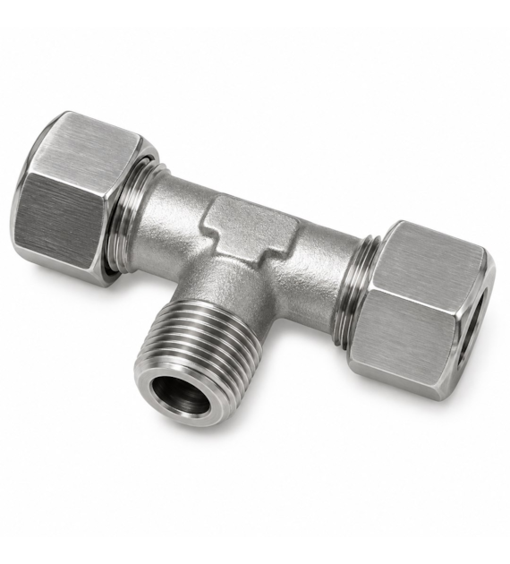 Przyłączka trójnikowa 14S (M22x1,5) x 1/2 BSPT, stal 316L