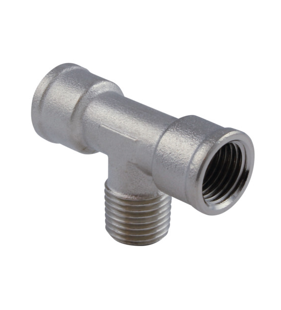 Trójnik GW 1/8 BSPP x GZ 1/8 BSPT x GW 1/8 BSPP