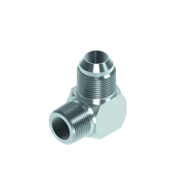 Adaptor kątowy JIC GZ 3/4-16 x GZ 1/4 NPT