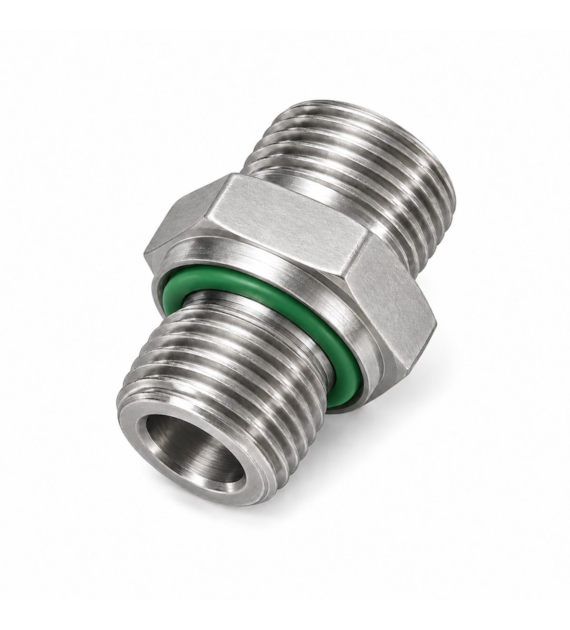 Korpus przyłączki prostej 08L (M14x1,5) x 1/8 BSP ED, stal 316L