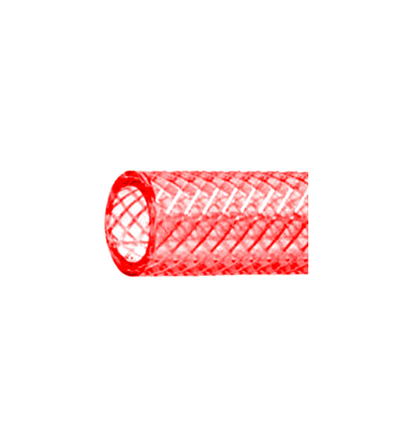 Wąż zbrojony PVC, DN10, 15 bar, T=60°C, 30 mb Red