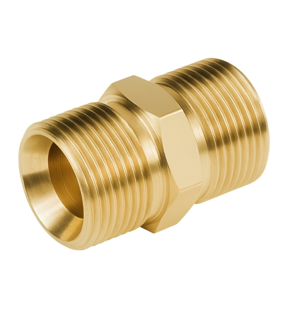 Adaptor łączący do myjek GZ M22x1,5, mosiądz