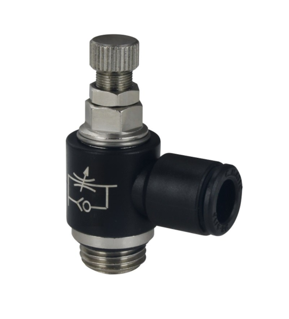 Zawór dławiąco-zwrotny dł. na wlocie 06 G-1/4