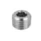 Korek imbusowy, stal 316L, 1/2 NPT, DIN 906