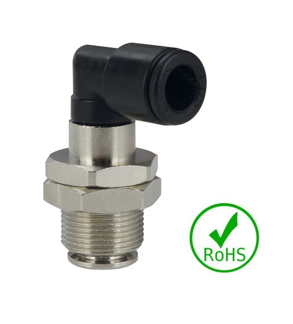 Złączka kolankowa grodziowa 06 , 18 bar