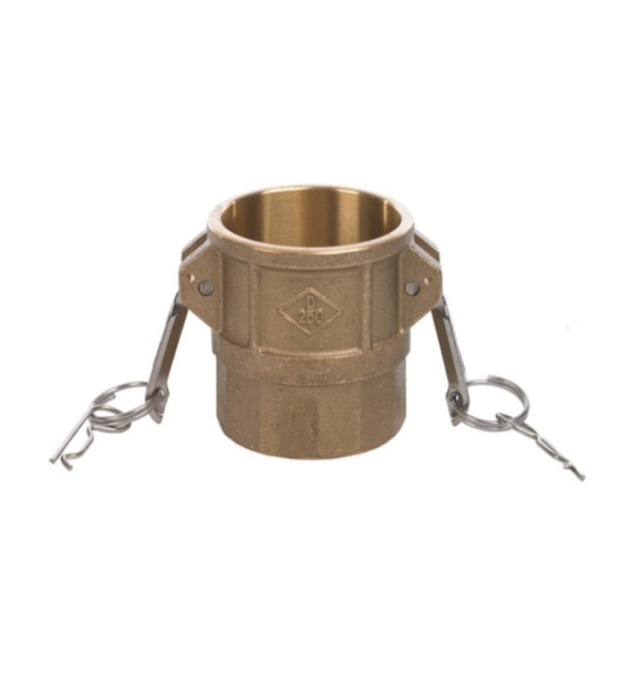 Camlock TYP D, gniazdo GW-2 , mosiądz