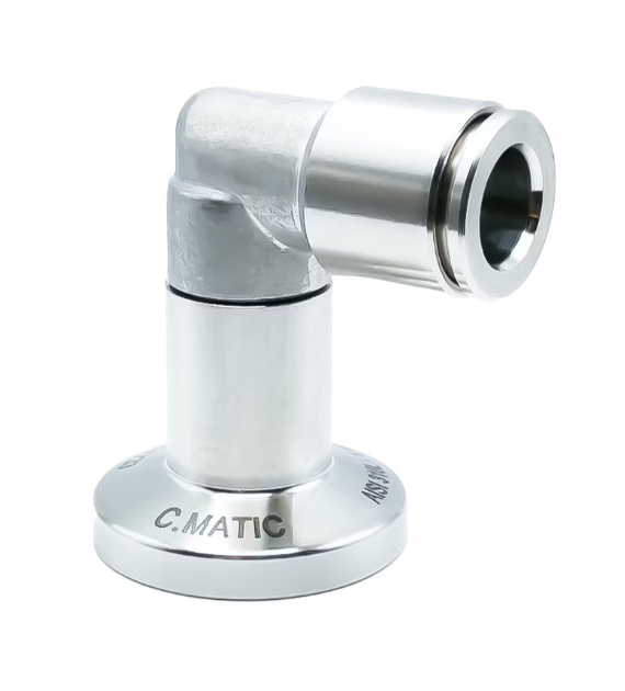 Złączka kątowa 10 - Tri-Clamp 25 mm, stal 316L