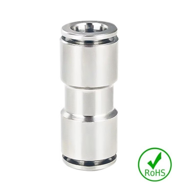 Złączka prosta 04 - 04, 20 bar, mosiądz, FDA