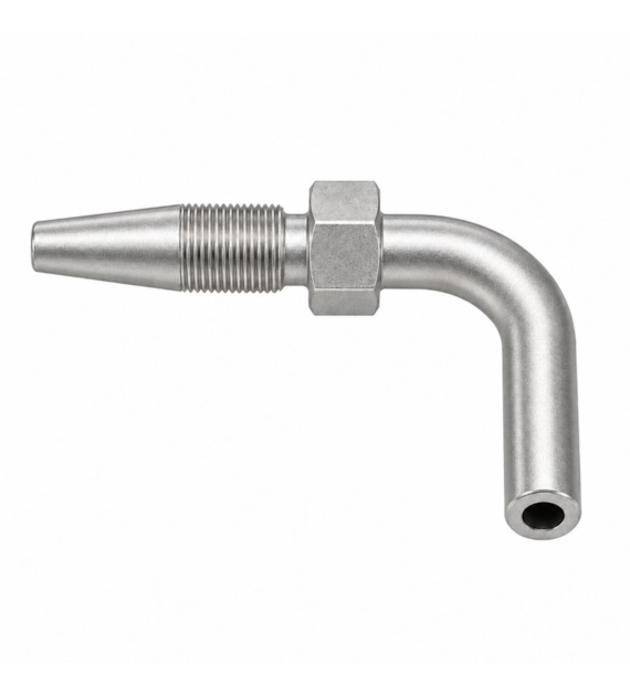 Końcowka DN06, 90°, R-8mm L=36mm, stal 316