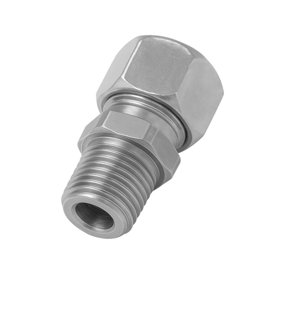 Złączka prosta GE06LLM8x1,25keg, stal 316