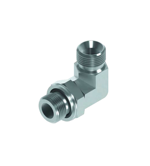 Adaptor kątowy GZ 3/8 BSP x GZ 9/16-18 UNF