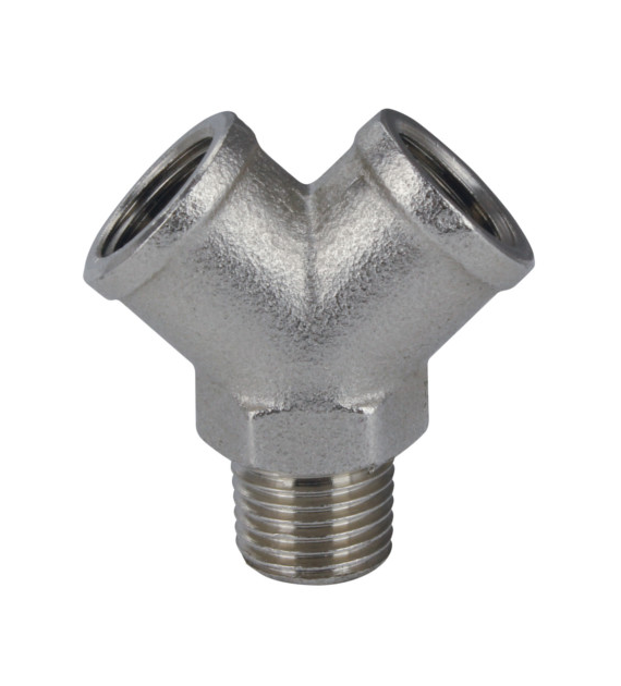 Trójnik Y GZ 1/8 BSPT - 2 x GW 1/8 BSP