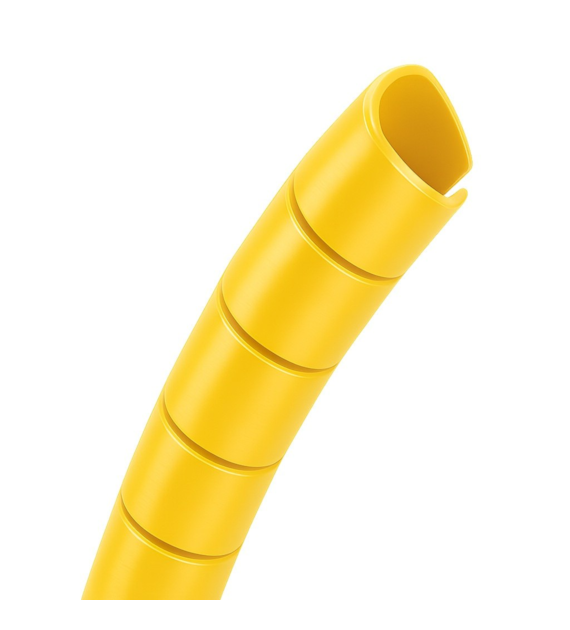 Osłona spiralna z polietylenu, żółta