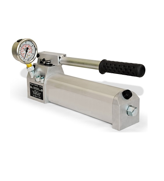 Pompa ręczna dwustopniowa 700bar, poj. 0,7 dm3