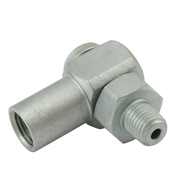 Adaptor kątowy obrotowy GZ G1/8 NPT x GW 1/8 NPT