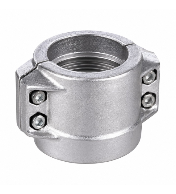Obejma skorupowa do węża 38x8 mm, EN 14420-3/DIN 2817, aluminium