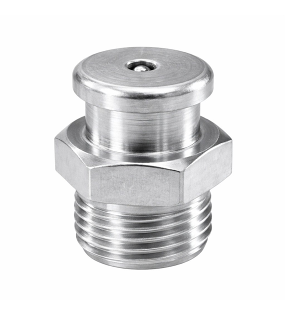 Smarowniczka płaska fi 16 M6x1 DIN 3404, stal A4