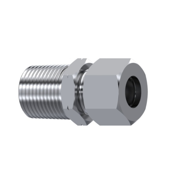 Przyłączka prosta GE06LLM6x1keg, stal 316