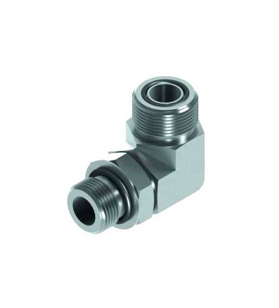 Adaptor kątowy GZ 9/16-18 ORFS x GZ 9/16-18 UNF