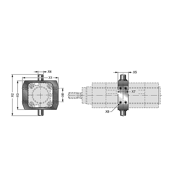 Jarzmo do siłownika o średnicy tł. 63 mm