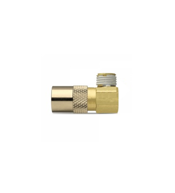 Szybkozłączka EURO-65, 90° z zaworem, GZ-1/4