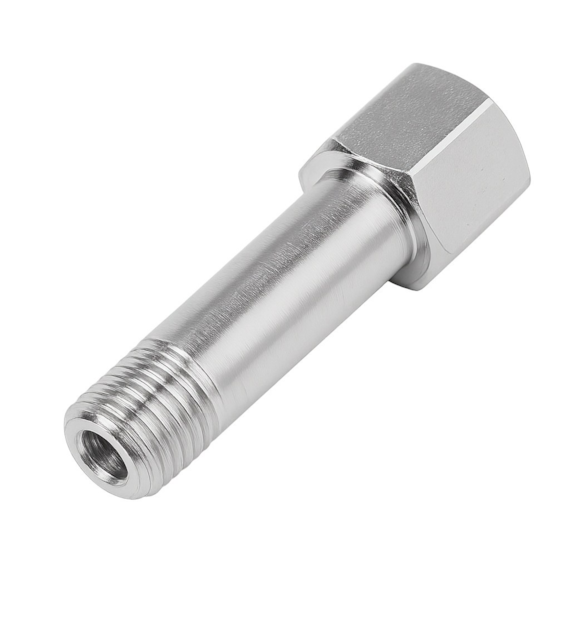 Adaptor GZ M10X1 x GW M10X1 L=35mm, stal 316