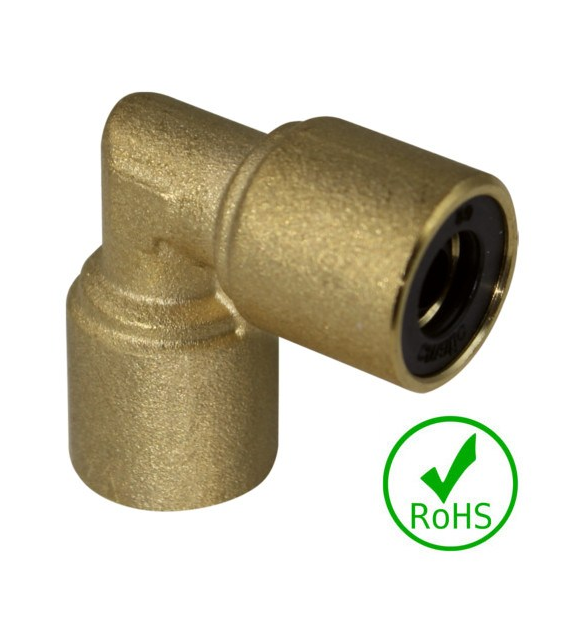 Złączka kątowa 18/14, mosiądz, 16bar