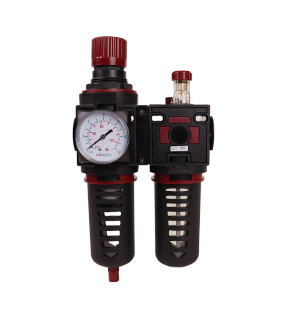 Stacja Aircomp 3/4  półautomat; 0-12 bar, 5 µm