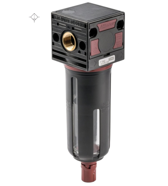 Filtr Aircomp 1/4 BSP; 5 µm, półautomatyczny spust