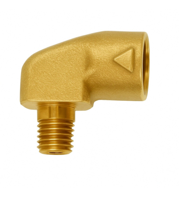 Adaptor kątowy 90°  GZ M10X1 x GW M8X1