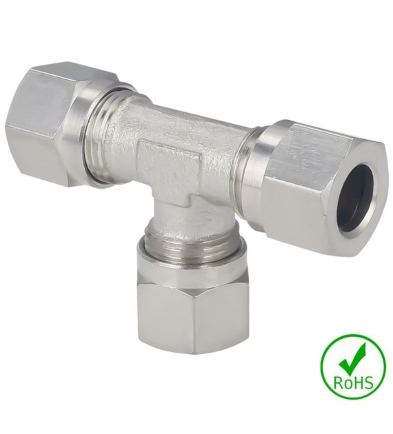 Trójnik 04 - 04 - 04, mosiądz